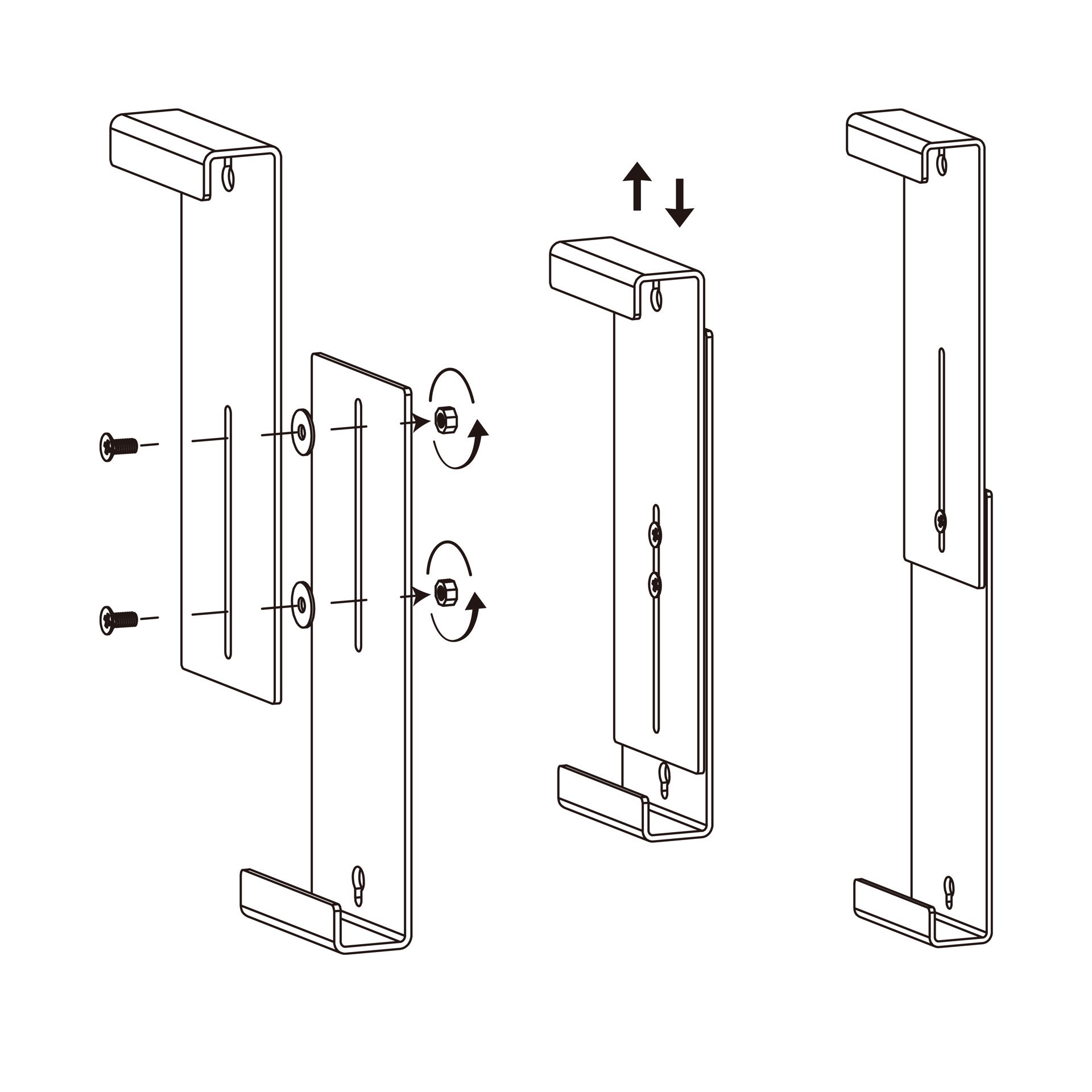 slide 2 of 5, Clear Acrylic Wall Mount Frame By Studio Decor, 2.99 in x 1.10 in x 14.25 in