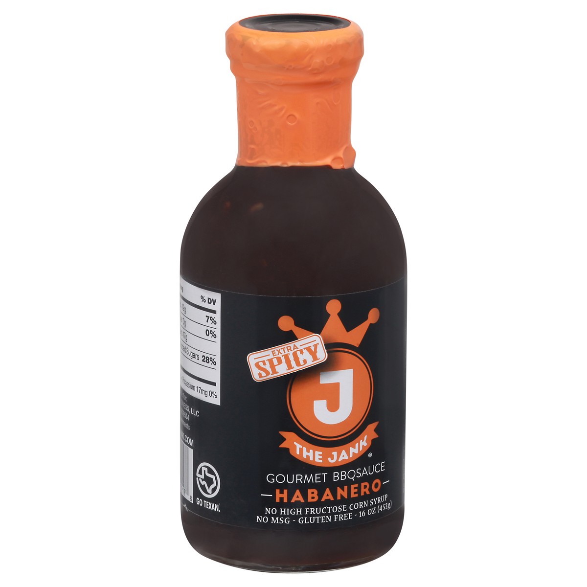 slide 2 of 13, The Jank Extra Spicy Habanero Gourmet BBQ Sauce 16 oz Bottle, 16 oz