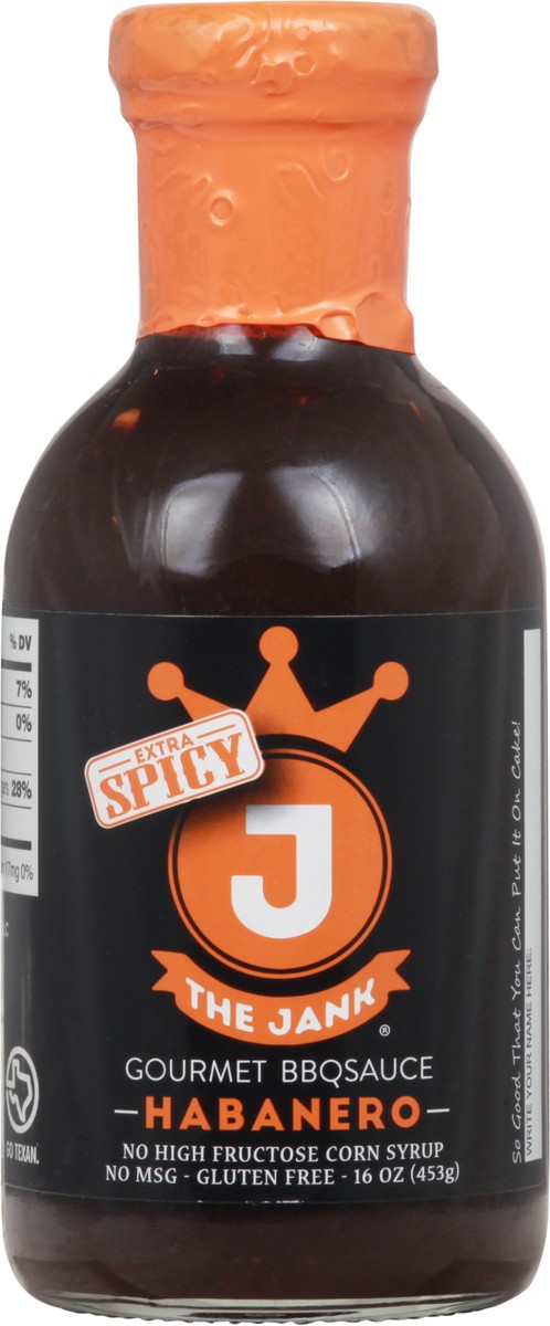 slide 1 of 13, The Jank Extra Spicy Habanero Gourmet BBQ Sauce 16 oz Bottle, 16 oz