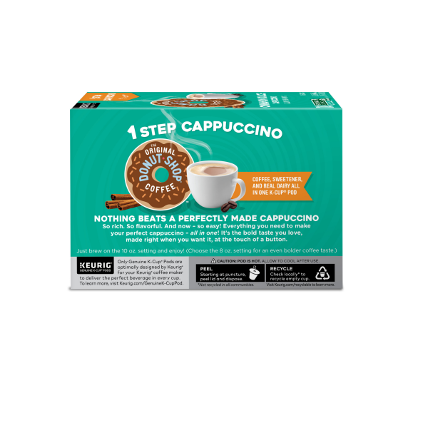 slide 27 of 29, The Original Donut Shop One-Step Cinnamon Dulce Cappuccino, Keurig Single-Serve K-Cup Pods- 10 ct, 10 ct