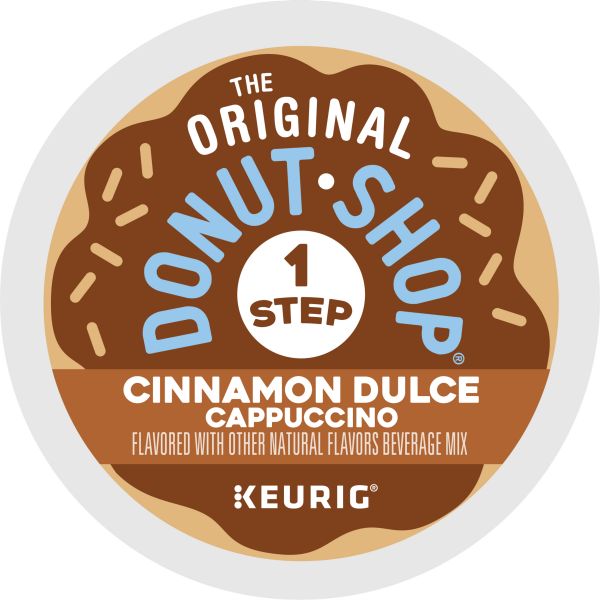 slide 2 of 29, The Original Donut Shop One-Step Cinnamon Dulce Cappuccino, Keurig Single-Serve K-Cup Pods- 10 ct, 10 ct