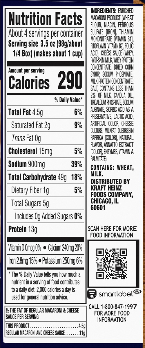 slide 8 of 9, Kraft Deluxe Mac & Cheese Macaroni and Cheese Dinner with Sauce made from 2% Milk Cheese, 14 oz Box, 14 oz