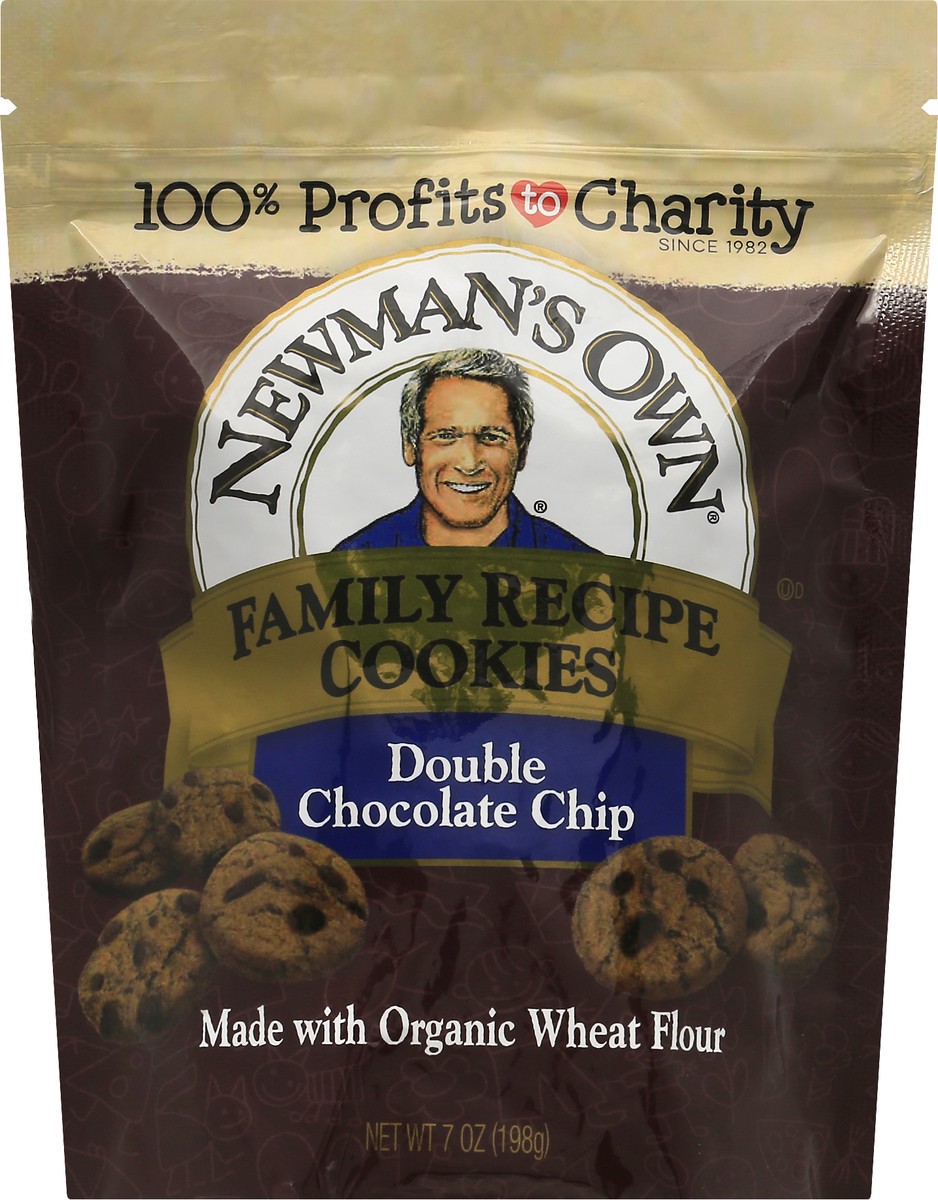 slide 1 of 13, Newman's Own Family Recipe Double Chocolate Chip Cookies 7 oz, 7 oz