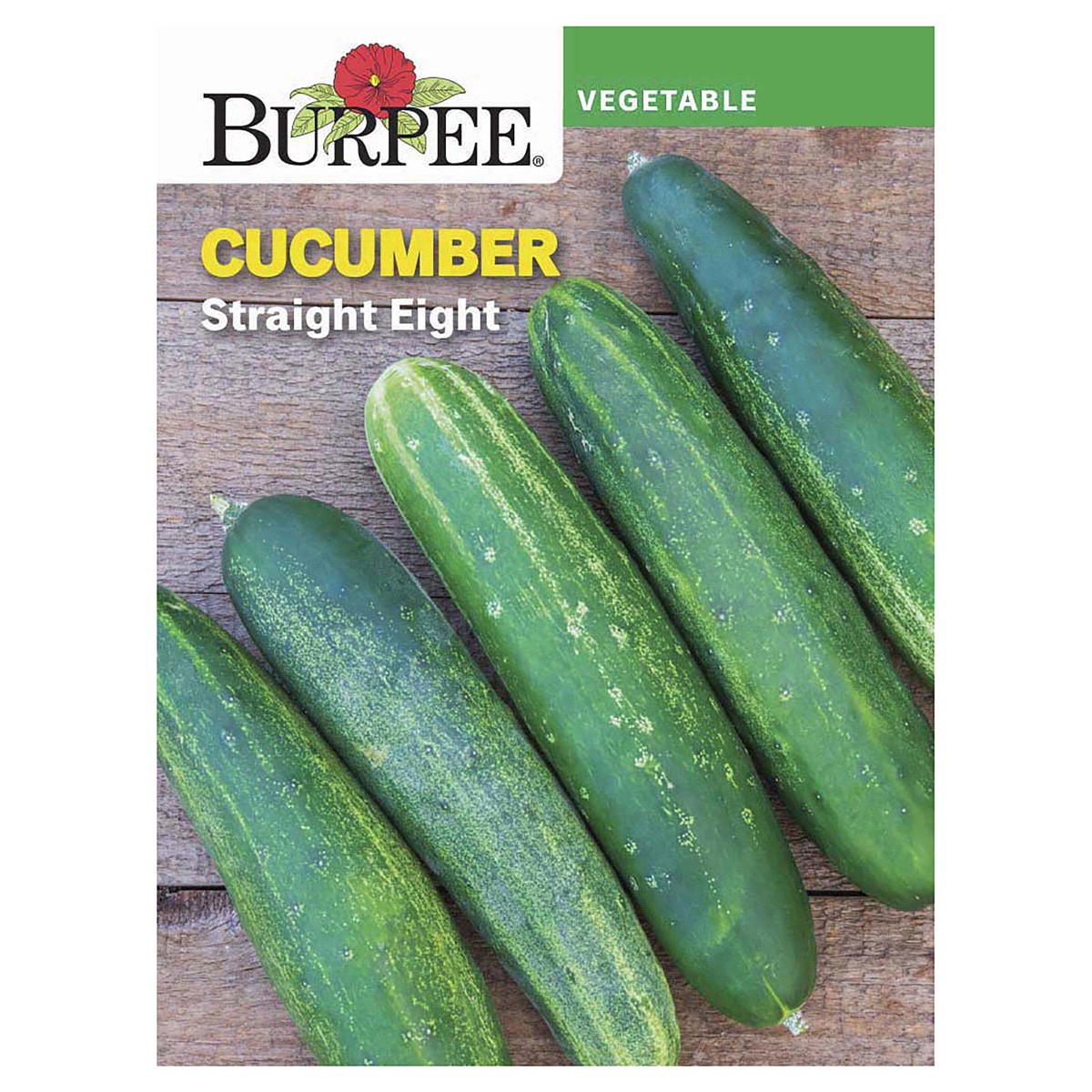 slide 1 of 5, Burpee Heirloom Cucumber Straight Eight Seeds, 1 ct