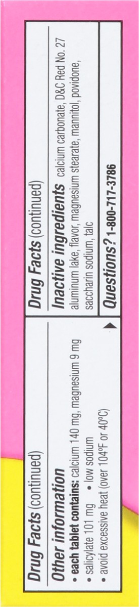 slide 7 of 9, Pepto-Bismol Chewable Tablets Upset Stomach Reliever/Antidiarrheal 30 ea, 30 ct