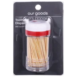 our goods Toothpicks with Dispenser