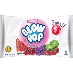 Charms Blow Pop Assorted Bubble Gum Pops - 10.4 oz