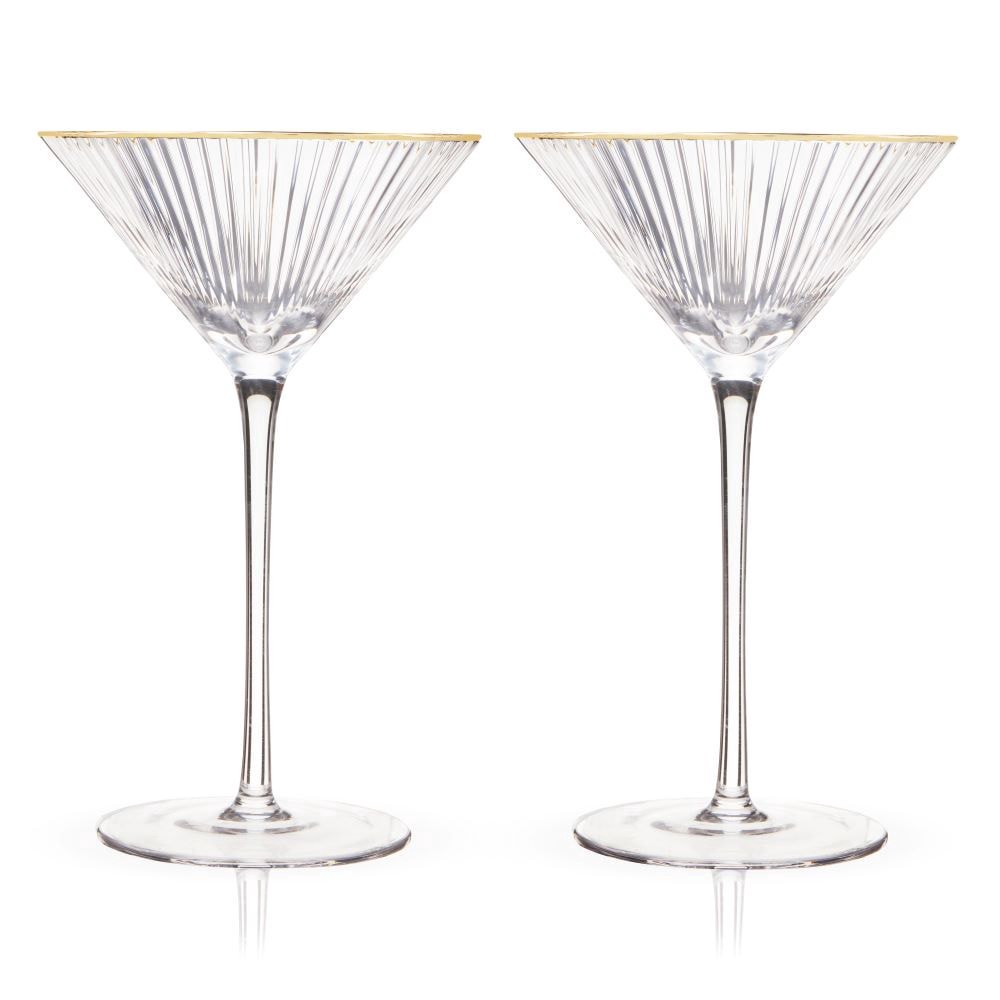 slide 1 of 1, True Crystal Martini Glasses Set of 2, 2 ct