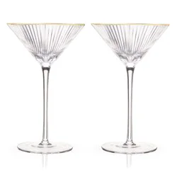 True Crystal Martini Glasses Set of 2