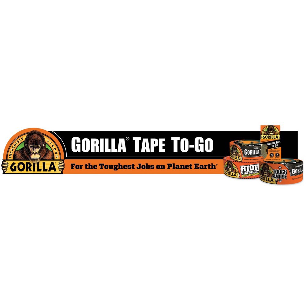 slide 4 of 5, Gorilla Industrial Tape To Go, 1 in