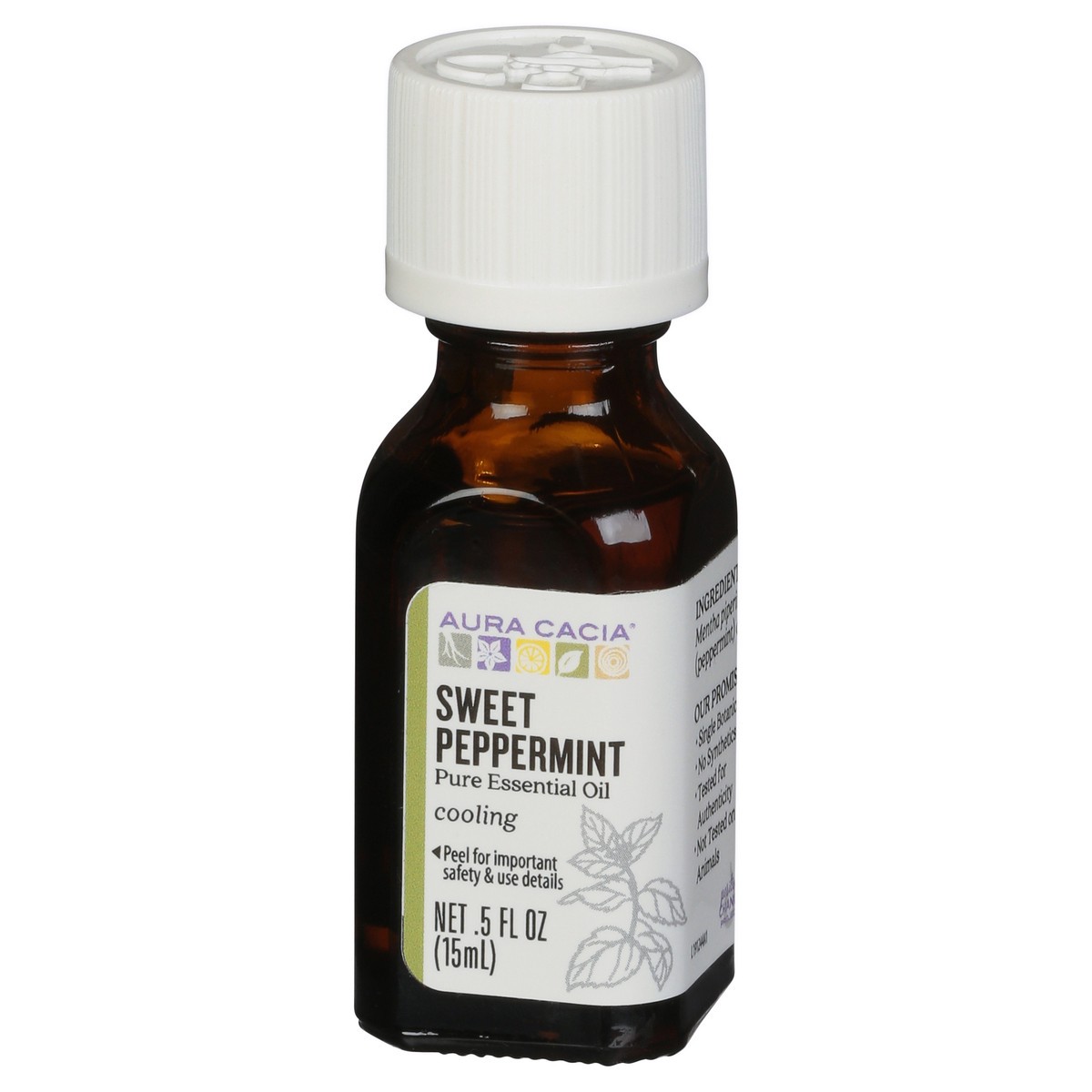 slide 3 of 10, Aura Cacia Sweet Peppermint Essential Oil, 0.5 oz