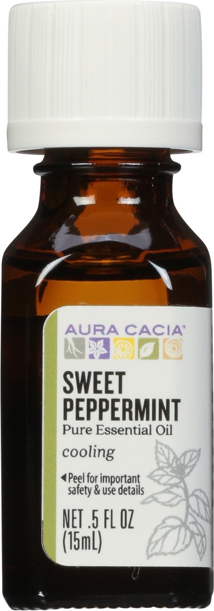 slide 10 of 10, Aura Cacia Sweet Peppermint Essential Oil, 0.5 oz