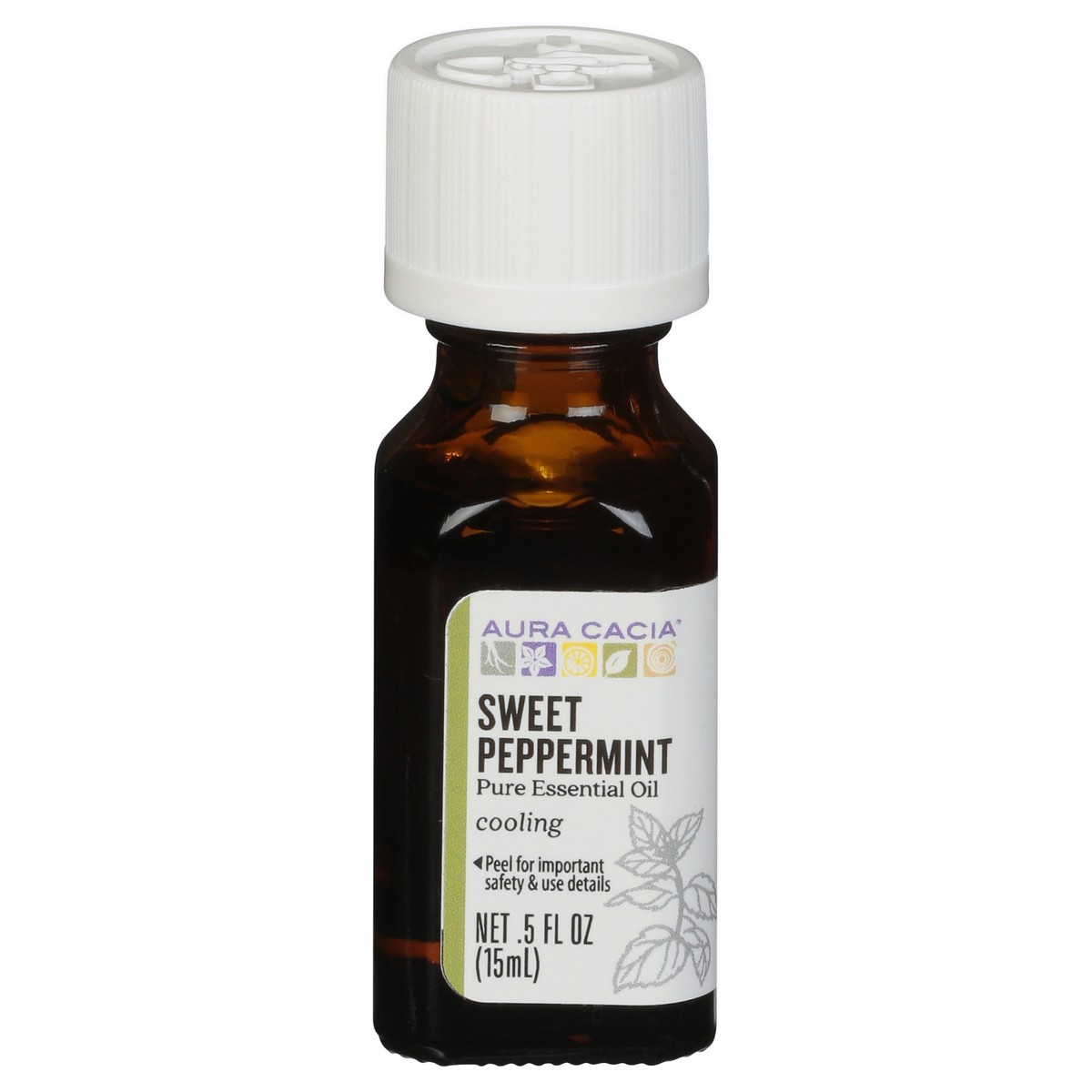 slide 8 of 10, Aura Cacia Sweet Peppermint Essential Oil, 0.5 oz