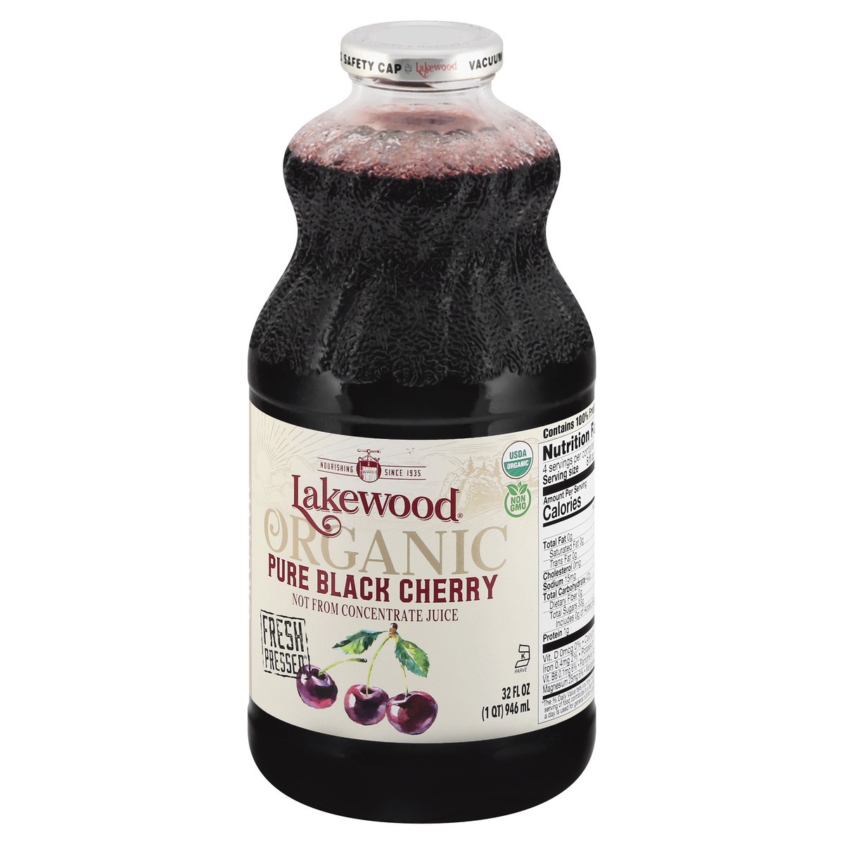 slide 3 of 12, Lakewood Organic Pure Black Cherry Juice 32 oz, 32 oz