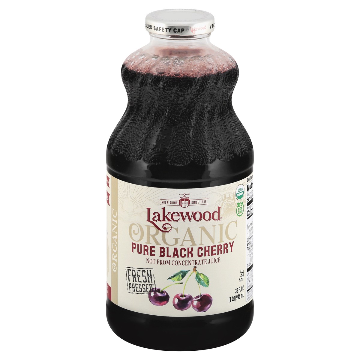 slide 1 of 12, Lakewood Organic Pure Black Cherry Juice 32 oz, 32 oz