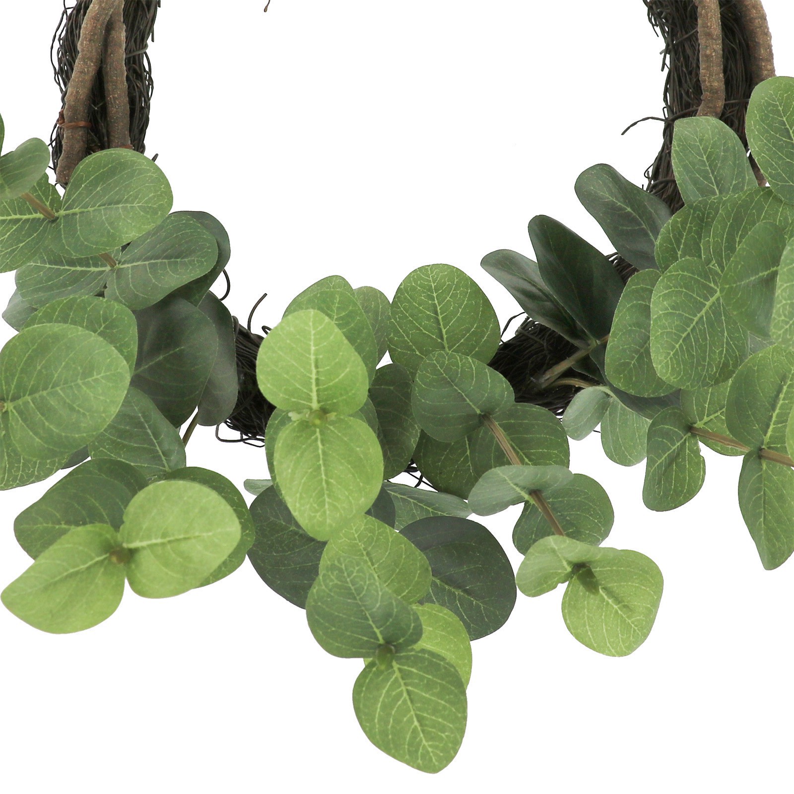 slide 3 of 3, 12" Mini Eucalyptus Wreath By Ashland, 12 in