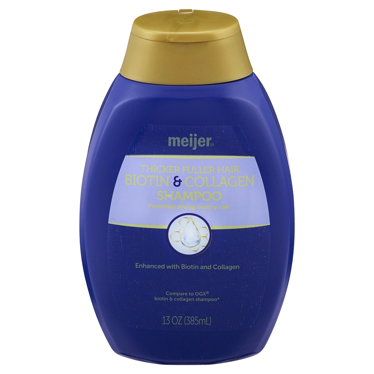 slide 1 of 2, Meijer Biotin & Collagen Shampoo, 13 oz
