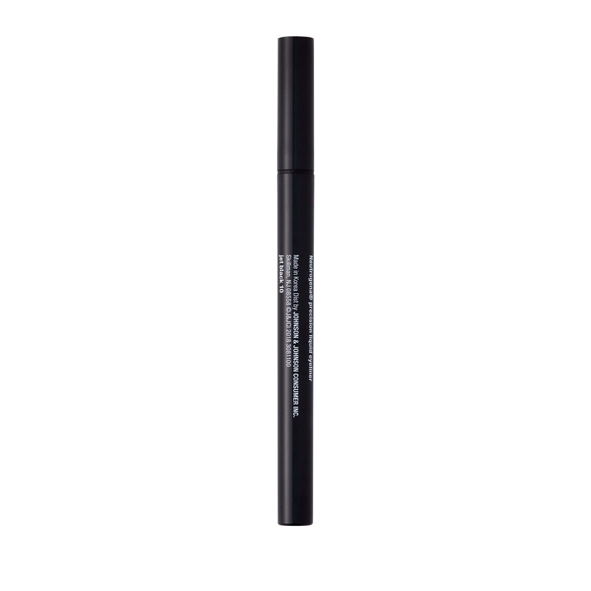 slide 6 of 9, Neutrogena Precision Liquid Eyeliner with Honey & Coconut, Hypoallergenic, Smudge- & Water-Resistant Liquid Eyeliner Makeup for Sensitive Eyes, Precise Application, Jet Black, 0.013 fl. oz, 0.01 fl oz