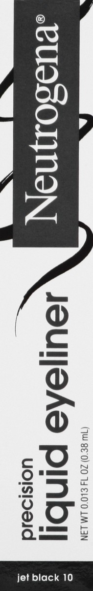 slide 1 of 9, Neutrogena Precision Liquid Eyeliner Makeup, Jet Black, 0.013 fl. oz, 0.01 fl oz