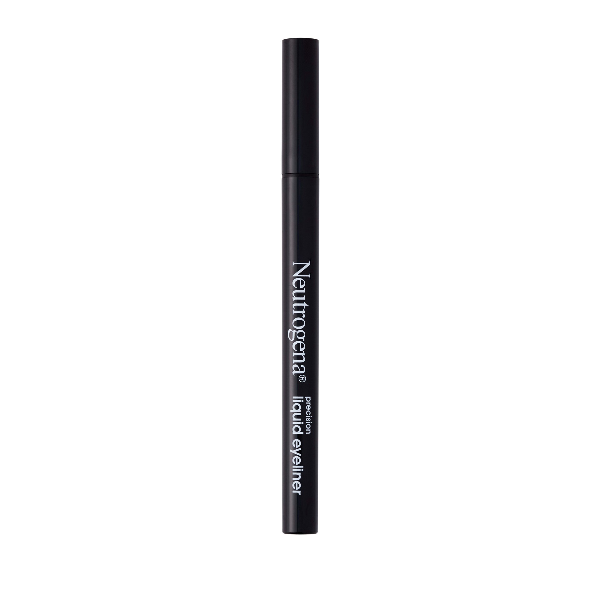 slide 1 of 9, Neutrogena Precision Liquid Eyeliner with Honey & Coconut, Hypoallergenic, Smudge- & Water-Resistant Liquid Eyeliner Makeup for Sensitive Eyes, Precise Application, Jet Black, 0.013 fl. oz, 0.01 fl oz