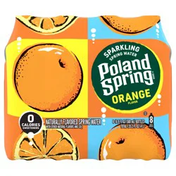 Poland Spring Sparkling Water, Orange- 16.9 fl oz