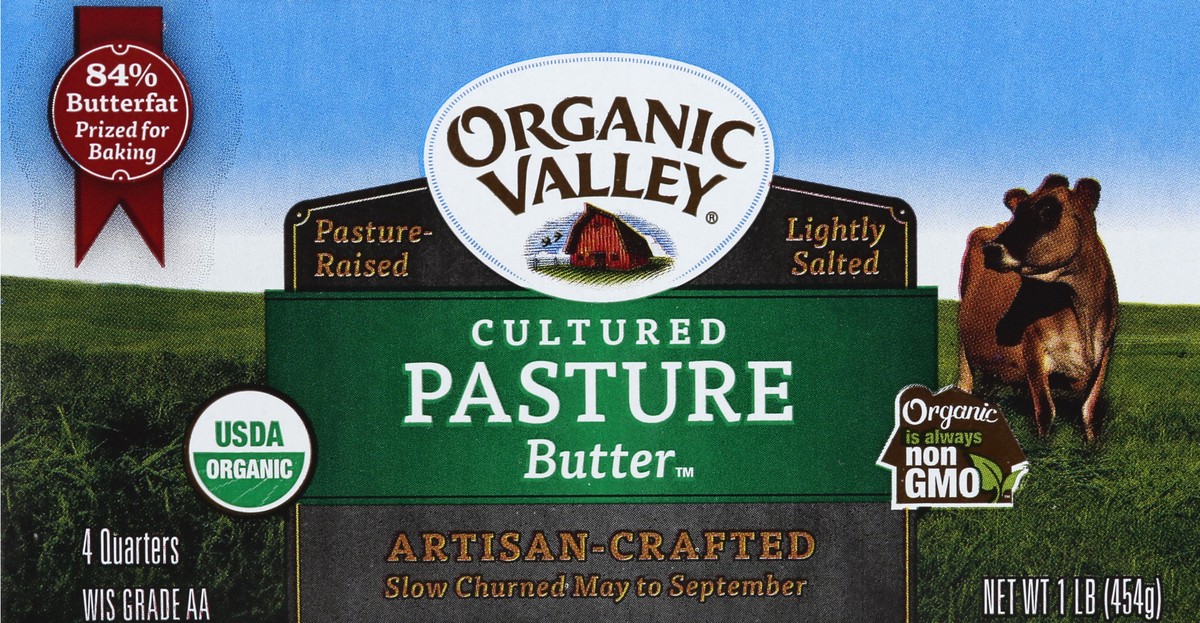 slide 7 of 10, Organic Valley Cultured Pasture Butter 4 ea, 4 ct