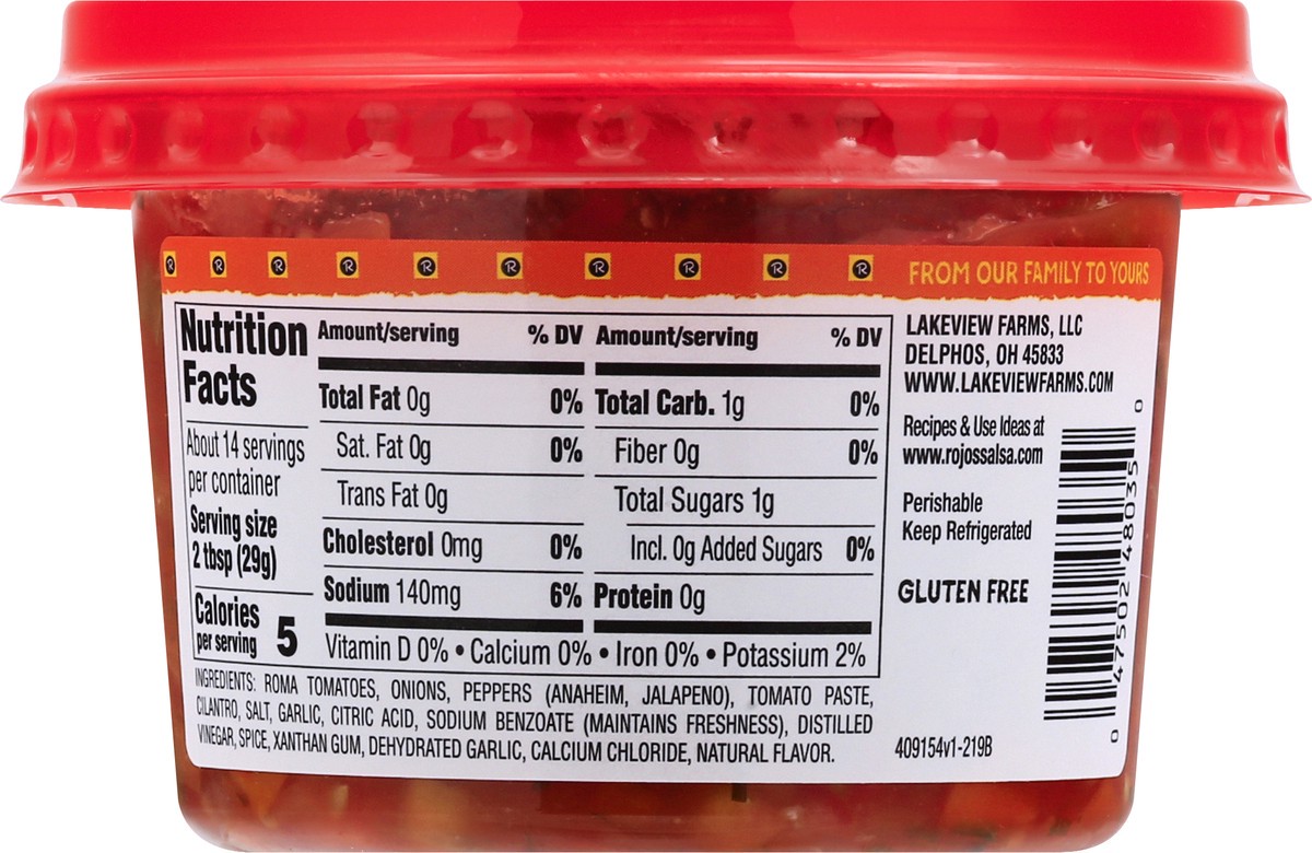 slide 9 of 12, Rojo's Southwest Fire Roasted Medium Salsa, 14 oz