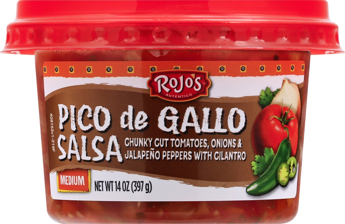 slide 11 of 12, Rojo's Southwest Fire Roasted Medium Salsa, 14 oz