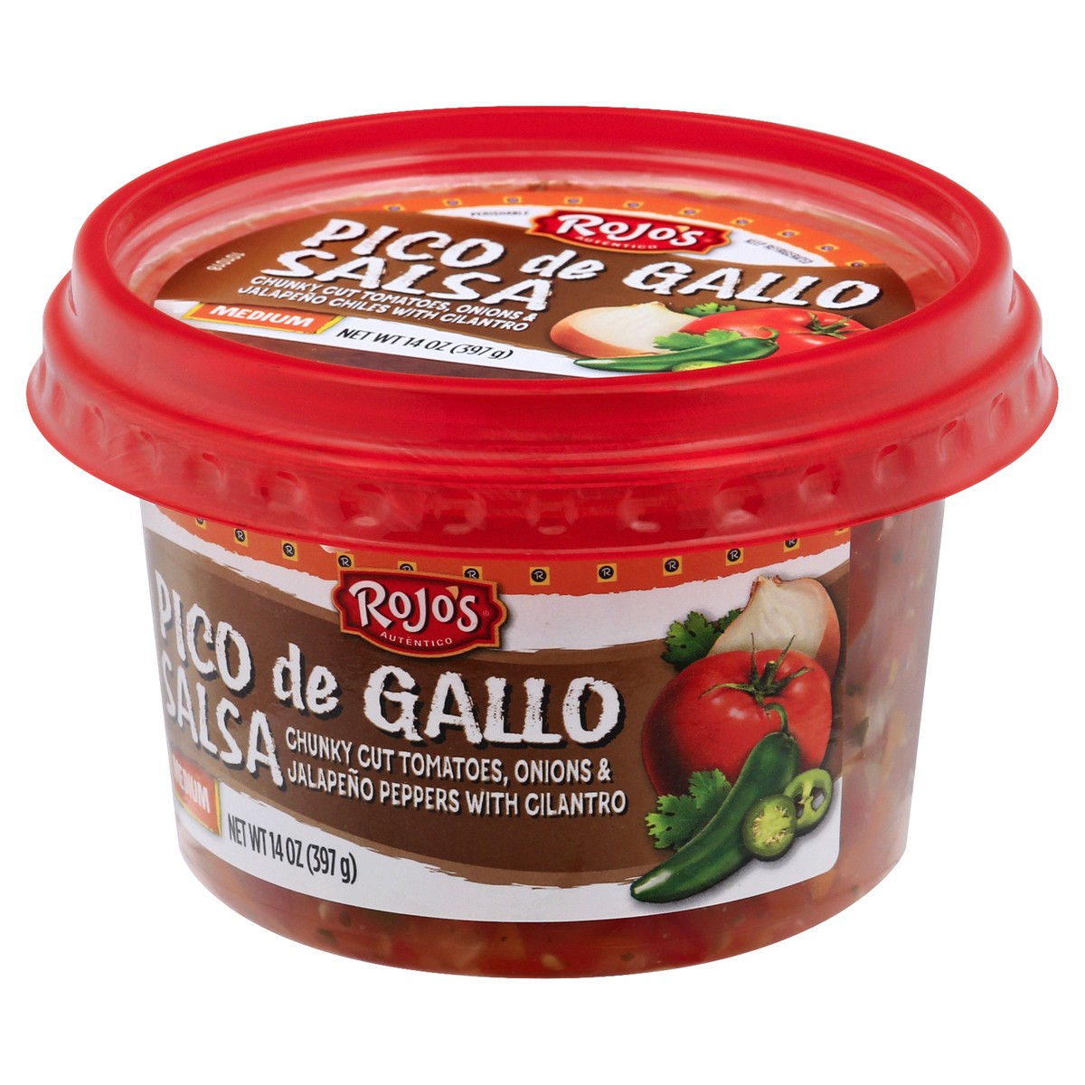 slide 5 of 12, Rojo's Southwest Fire Roasted Medium Salsa, 14 oz