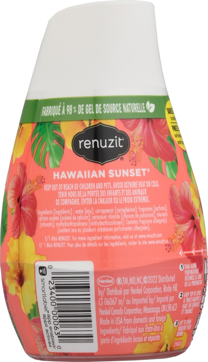 slide 5 of 9, Renuzit Hawaiian Sunset Gel Air Freshener 7.0 oz, 7 oz