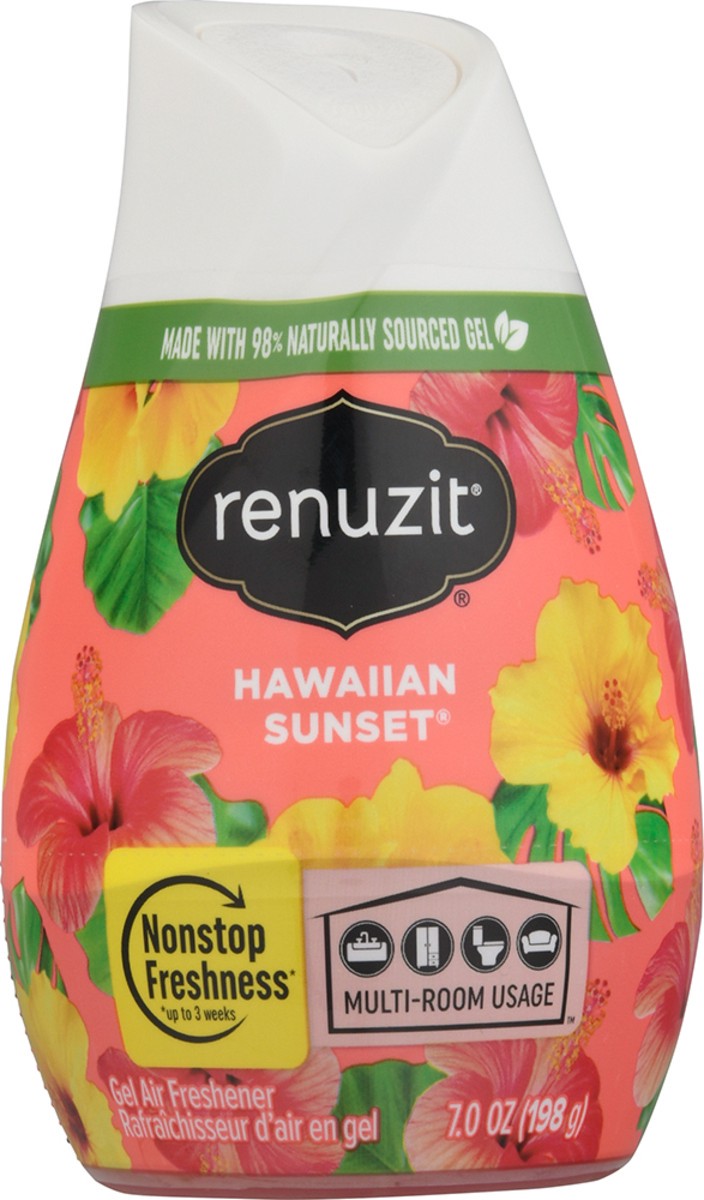 slide 6 of 9, Renuzit Hawaiian Sunset Gel Air Freshener 7.0 oz, 7 oz