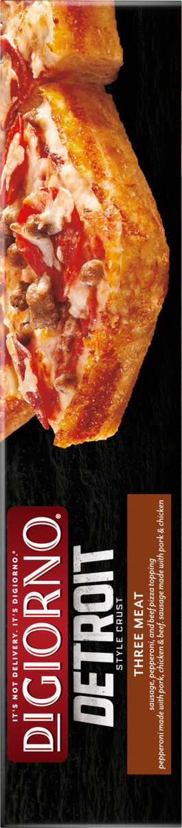 slide 11 of 15, DiGiorno Detroit Style Crust Three Meat Pizza 22.3 oz, 22.3 oz