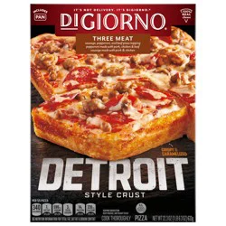 DiGiorno Detroit Style Crust Three Meat Pizza (Frozen) 22.3 oz.