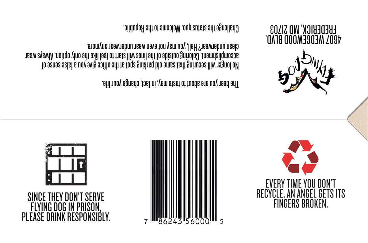 slide 3 of 6, Flying Dog Double Dog Double IPA 6pk Bottles, 6 ct