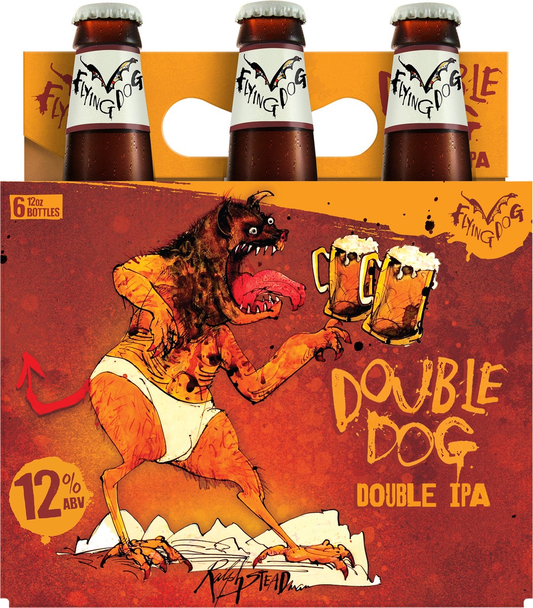 slide 2 of 6, Flying Dog Double Dog Double IPA 6pk Bottles, 6 ct