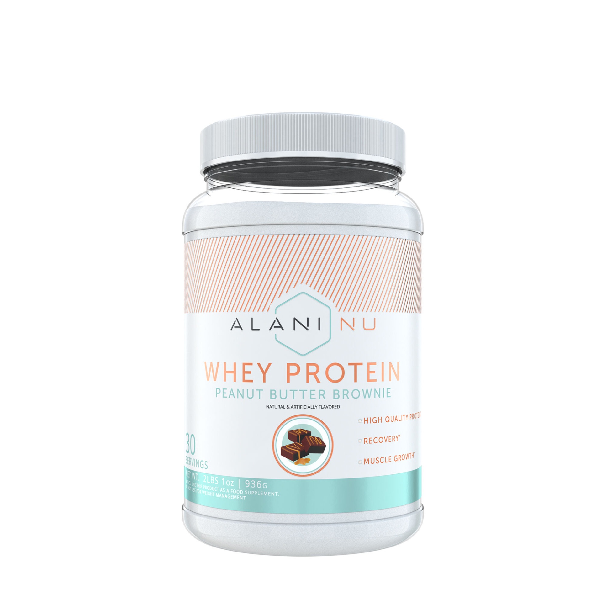 slide 1 of 1, Alani Nu Whey Protein Powder - Peanut Butter Brownie, 1 ct