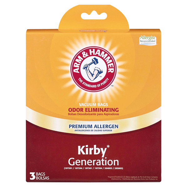 slide 1 of 1, ARM & HAMMER Kirby Generation Prem Allergen Vac Bag, 1 ct
