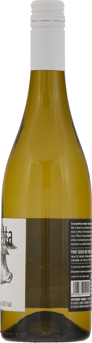 slide 9 of 9, Scarpetta Doc Friuli Pinot Grigio 750 ml, 750 ml