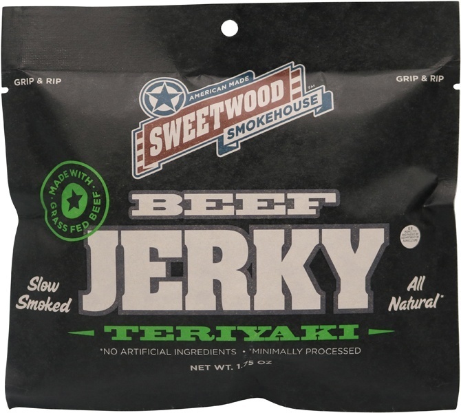 slide 1 of 1, Sweetwood Cattle Company Teriyaki Natural Jerky, 2 oz