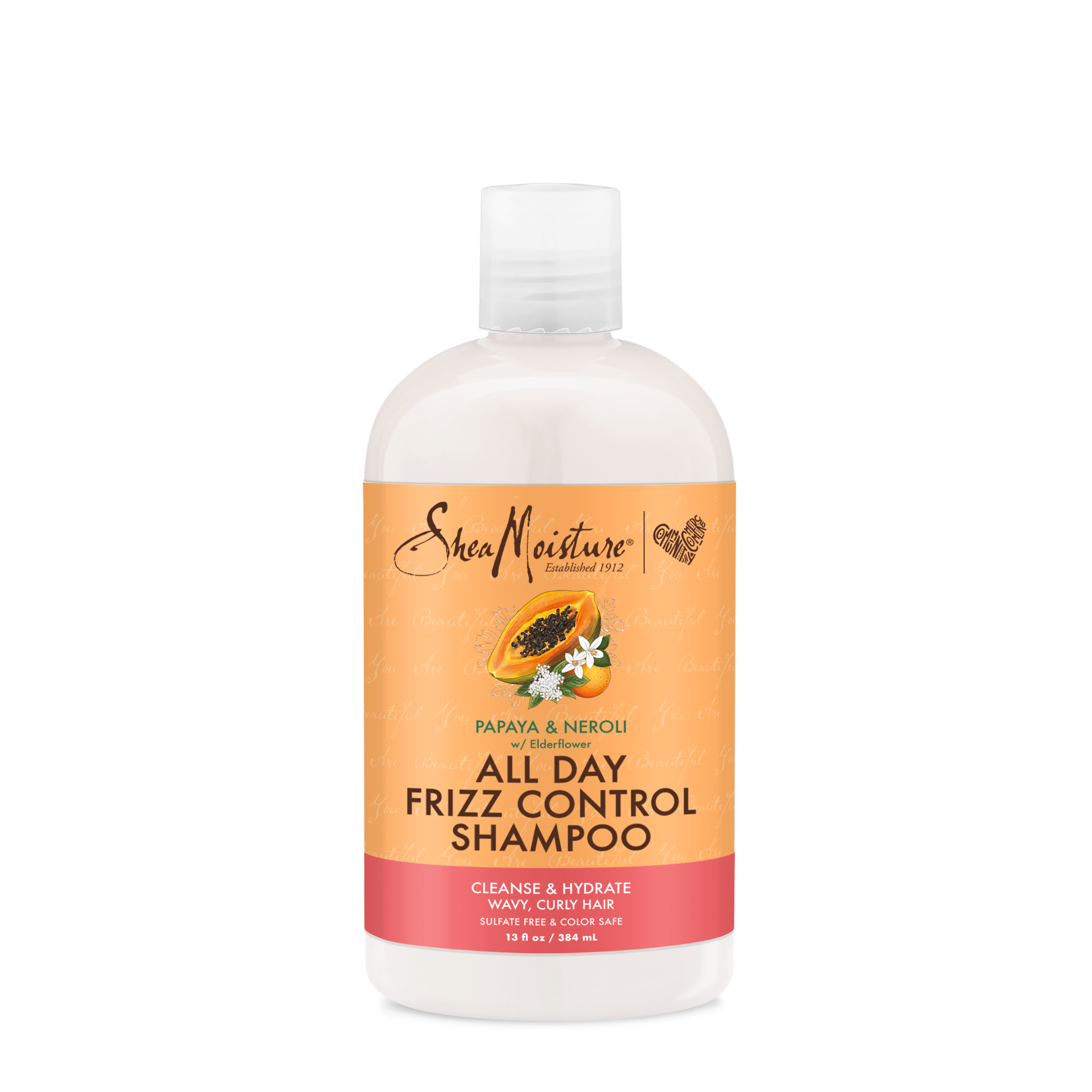 slide 3 of 3, SheaMoisture Frizz Control Shampoo Papaya and Neroli, 13 oz