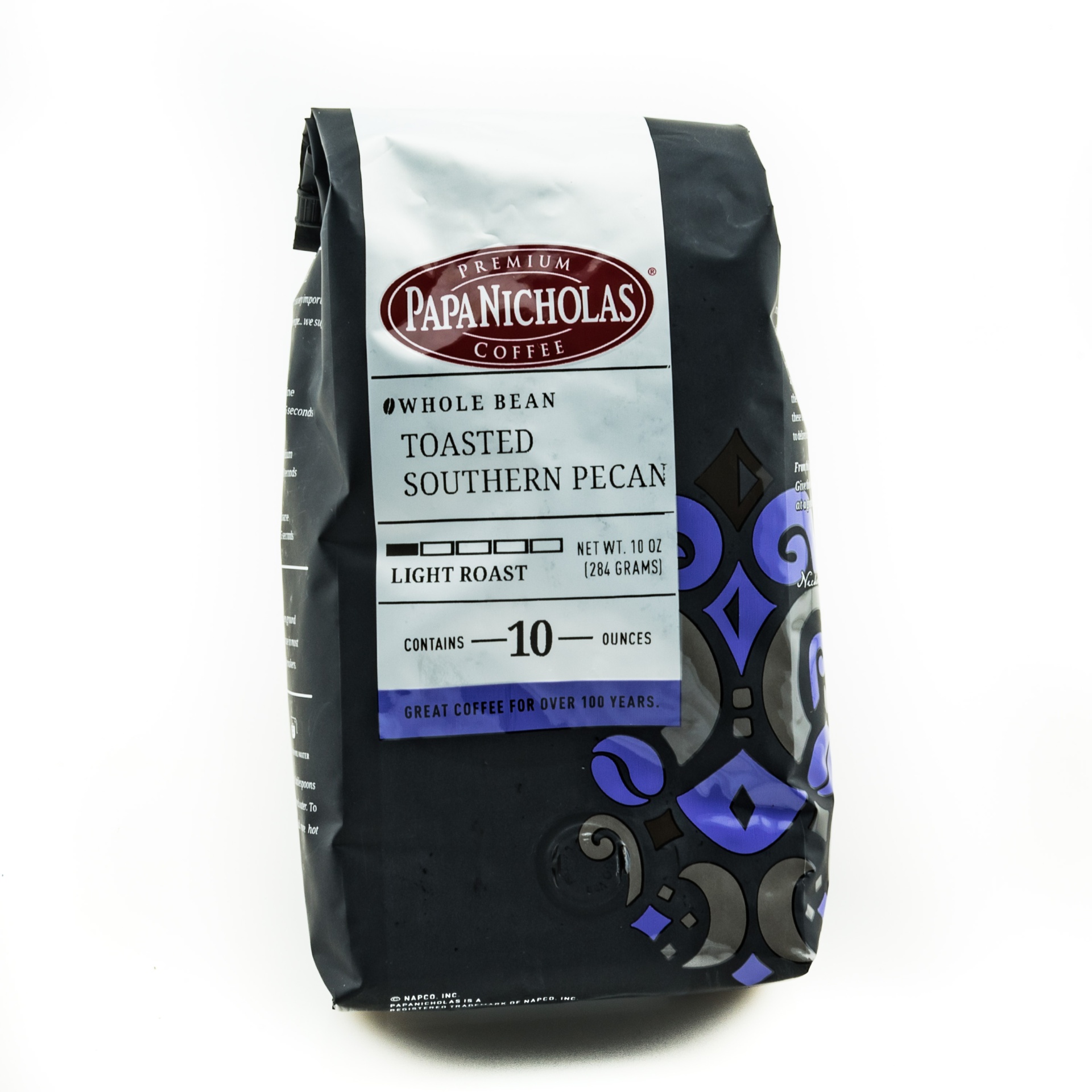 slide 1 of 1, PapaNicholas Whole Bean Toasted Pecan Coffee - 10 oz, 10 oz