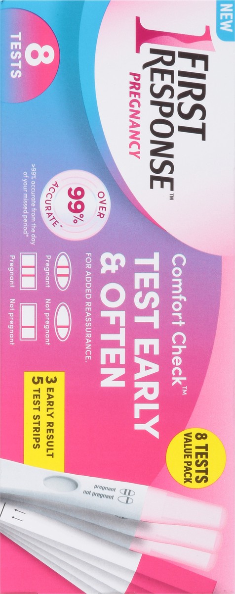 slide 5 of 9, First Response Comfort Check 8Ct, 8 ct