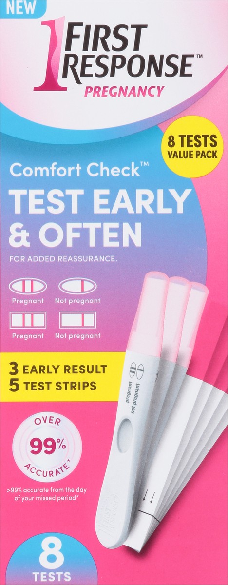 slide 6 of 9, First Response Comfort Check 8Ct, 8 ct