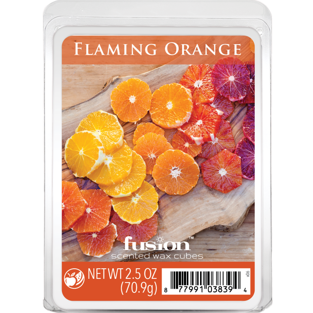 slide 1 of 2, Fusion™ Scented Wax Cubes Flaming Orange, 6 ct; 2.5 oz