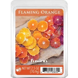 Fusion Scented Wax Cubes Flaming Orange