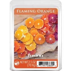 Fusion Scented Wax Cubes Flaming Orange