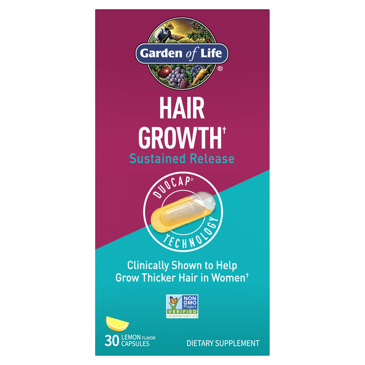 slide 1 of 6, Garden Of Life Once Daily Hair Growth, 30 ct