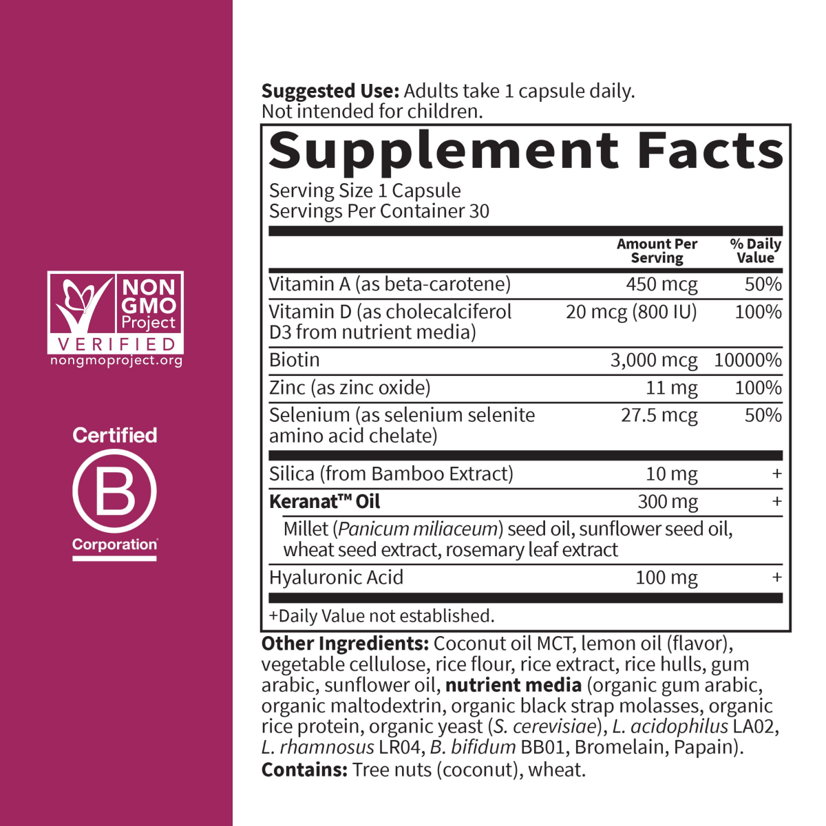 slide 2 of 6, Garden Of Life Once Daily Hair Growth, 30 ct