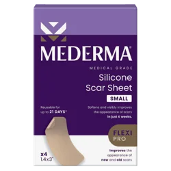 Mederma Small Silicone Scar Sheet 4 ea