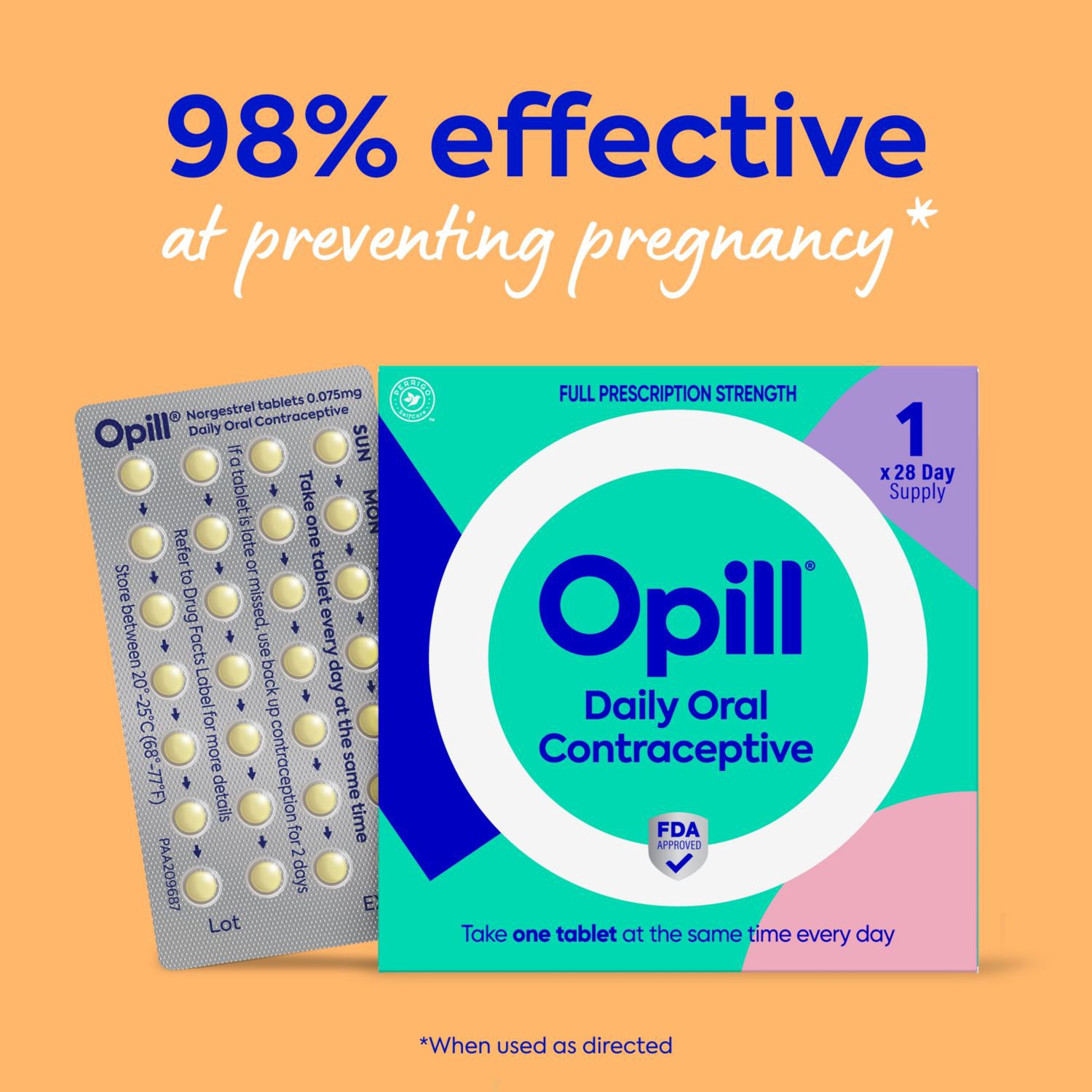 slide 5 of 12, Opill Daily Oral Contraceptive, Birth Control Pill, 84 Day Supply, 84 ct